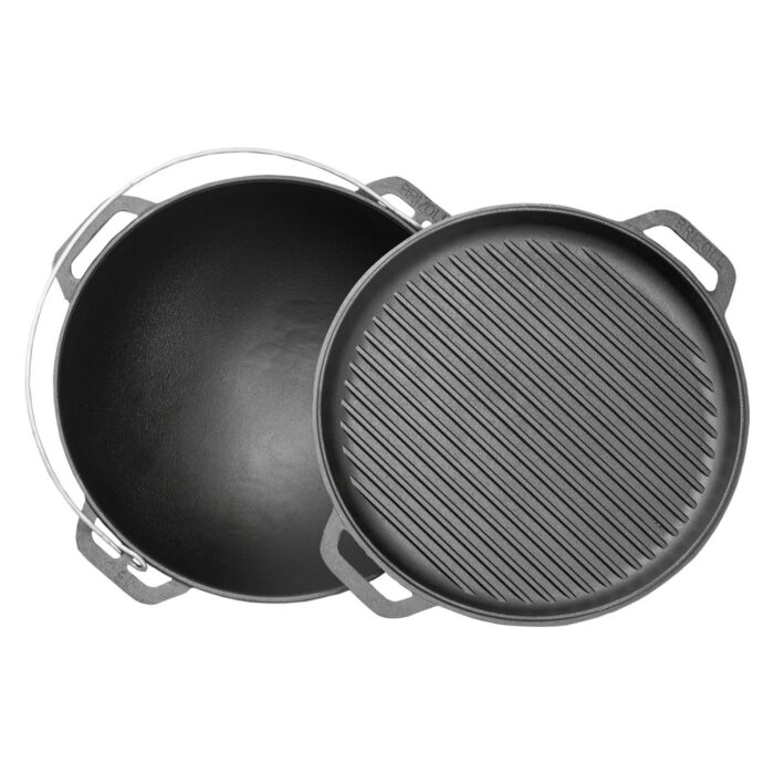 Kasan gusseisen Bratpfanne Kazan Grillpfanne kaufen - Kasan mit Deckel, Feuerpfanne, Kasan kaufen